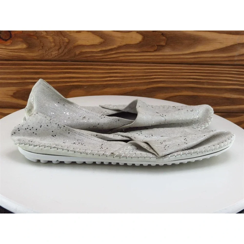Aerobics Size 40‎ Ballet Shoes Gray Leather Women M